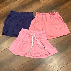 Stylish Pink and Navy Girl’s Skirts